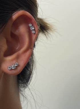 734钛钢亮晶晶高级感轻奢高级感小众配饰008
