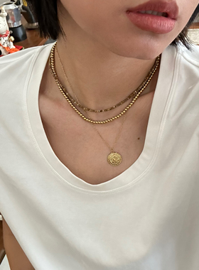 钛钢不掉色复古锁骨项链荷鲁斯之眼小众个性太阳神哥特暗黑吊坠新