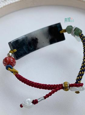 纯手工编制缅花平安无事手链