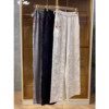 Elastic high waist casual pants for petite plus size straight pants