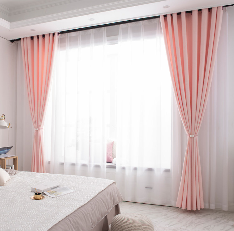 定制窗帘棉麻薄半遮光纯色简约大气卧室客厅隔断阳台透光书房新款,淘宝优惠券,粉丝福利购,淘宝优惠卷