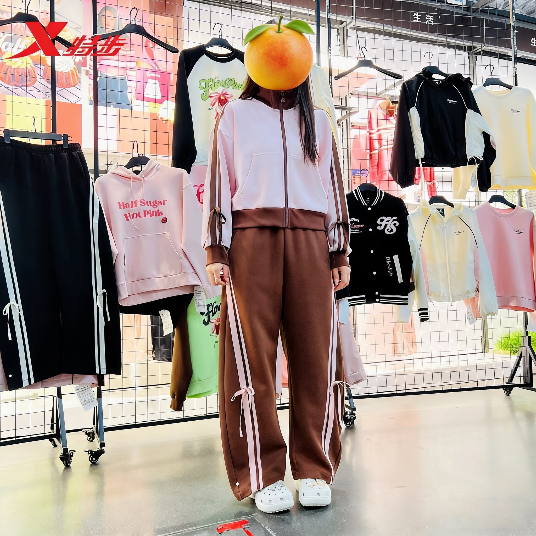 特步外套女针织上衣2026春季新款开衫百搭运动夹克974128060165,淘宝优惠券,粉丝福利购,淘宝优惠卷