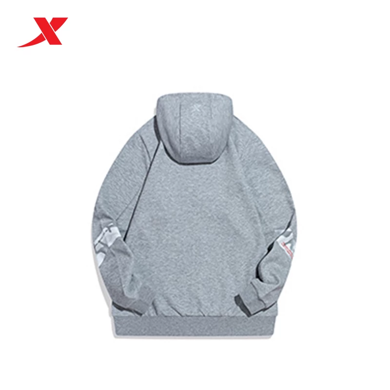 Xtep, осенний худи, спортивный вязанный кардиган для отдыха, куртка