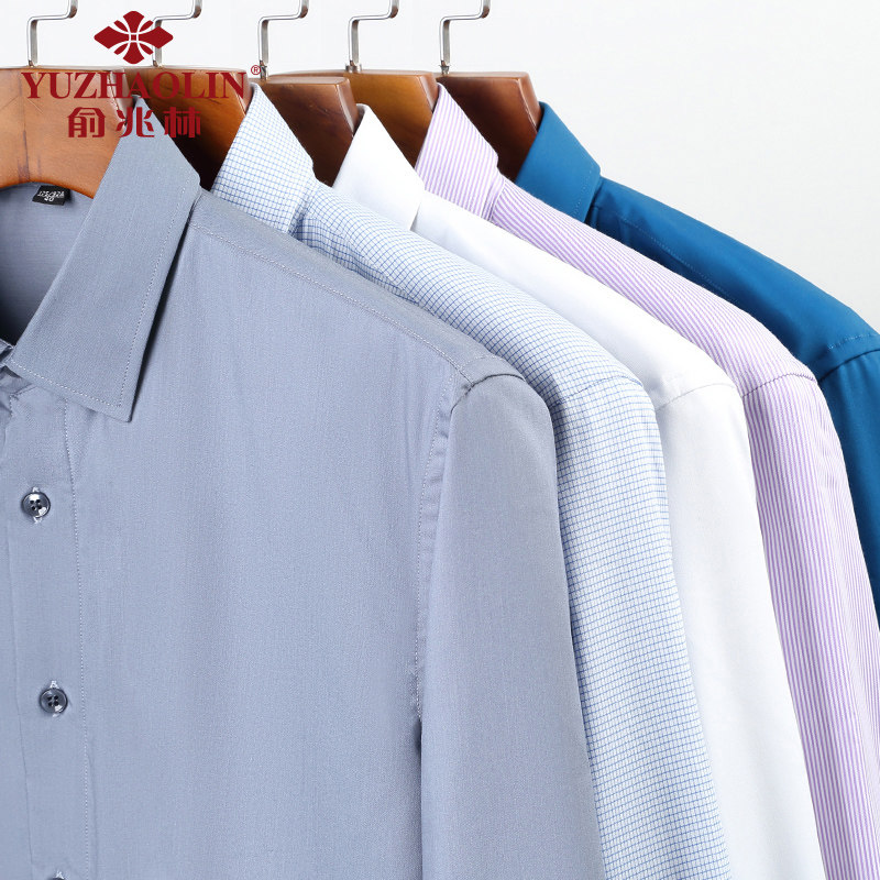 俞兆林男羊毛衬衫加绒加厚休闲内胆 俞兆林上海衬衫