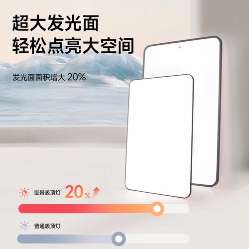 FSL佛山照明吸顶灯全光谱LED大尺寸客厅2025新款智能灯具全屋套装 - 图3