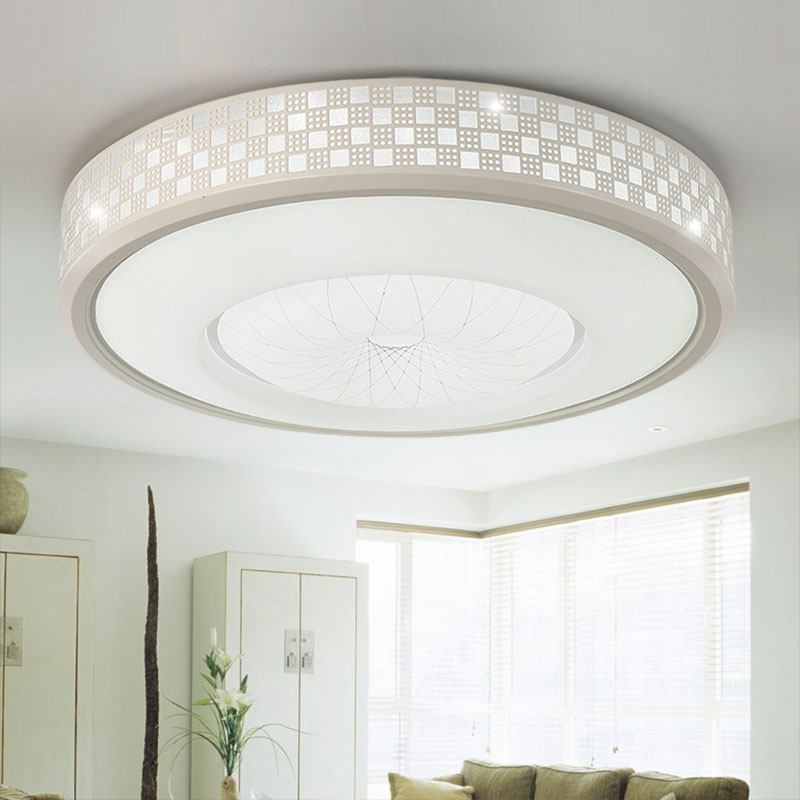 led吸顶灯圆形房间灯卧室灯遥控简约现代书房灯小卧阳台客厅灯具,淘宝优惠券,粉丝福利购,淘宝优惠卷