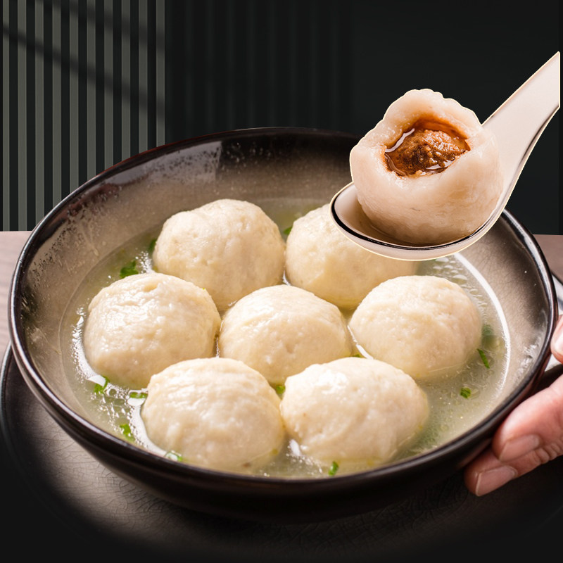 闽臻福州鱼丸手工鱼丸包心青鳗鱼丸奶奶味道福建手打爆浆超大鱼丸,淘宝优惠券,粉丝福利购,淘宝优惠卷