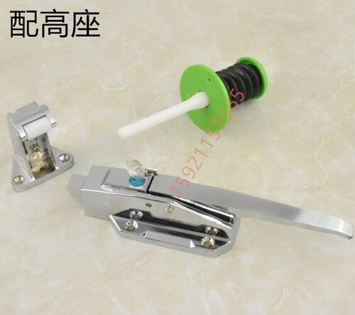 冷冻库半埋门安全把手1178烘箱锁冷库门锁烤箱门锁蒸饭箱门锁 - 图0