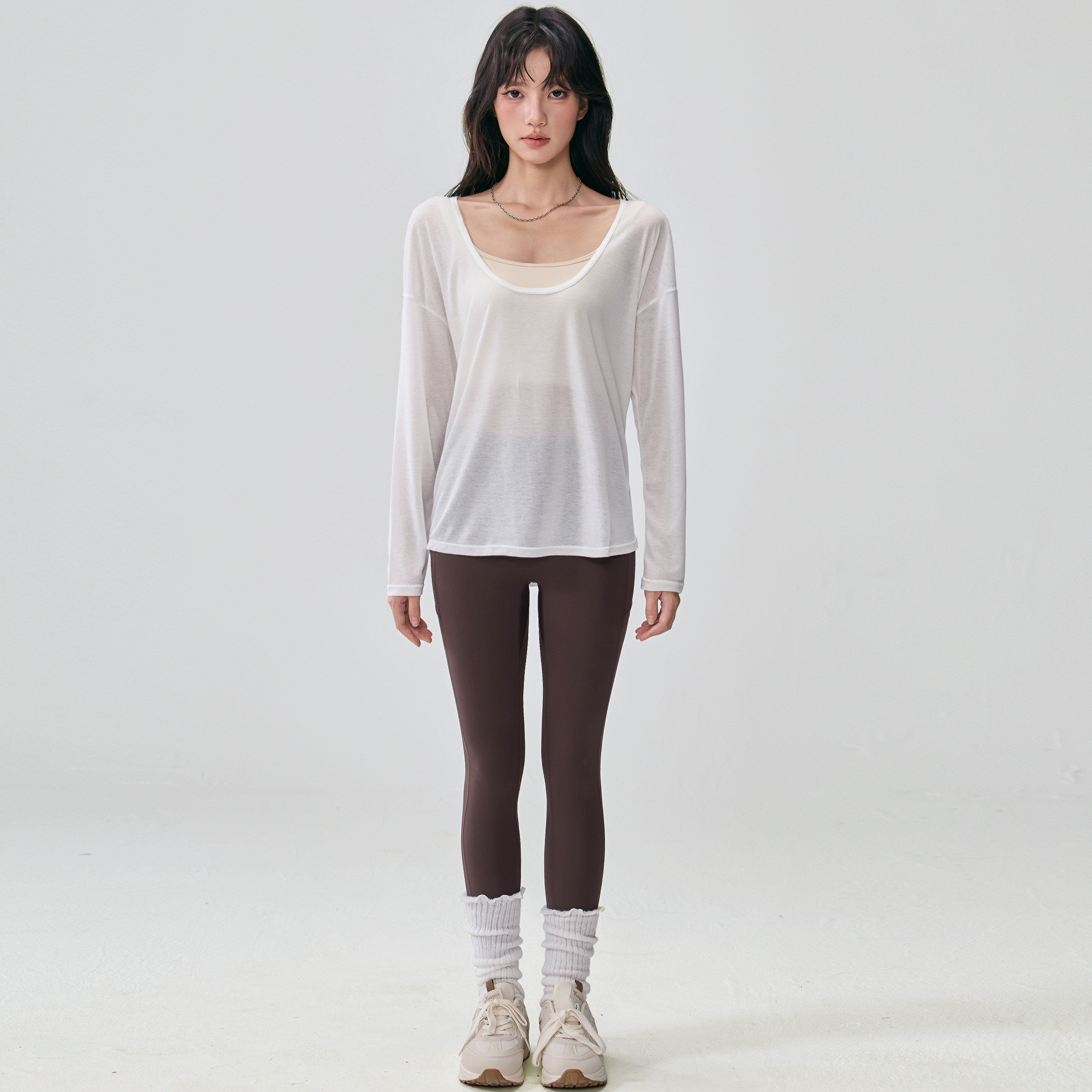 高腰裸感瑜伽裤女收腹提臀普拉提训练外穿显瘦紧身跑步运动长裤新,淘宝优惠券,粉丝福利购,淘宝优惠卷