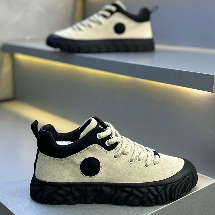 潮牌男鞋2025年秋冬新款时尚百搭休闲鞋软底舒适加绒保暖运动鞋男 - 图0