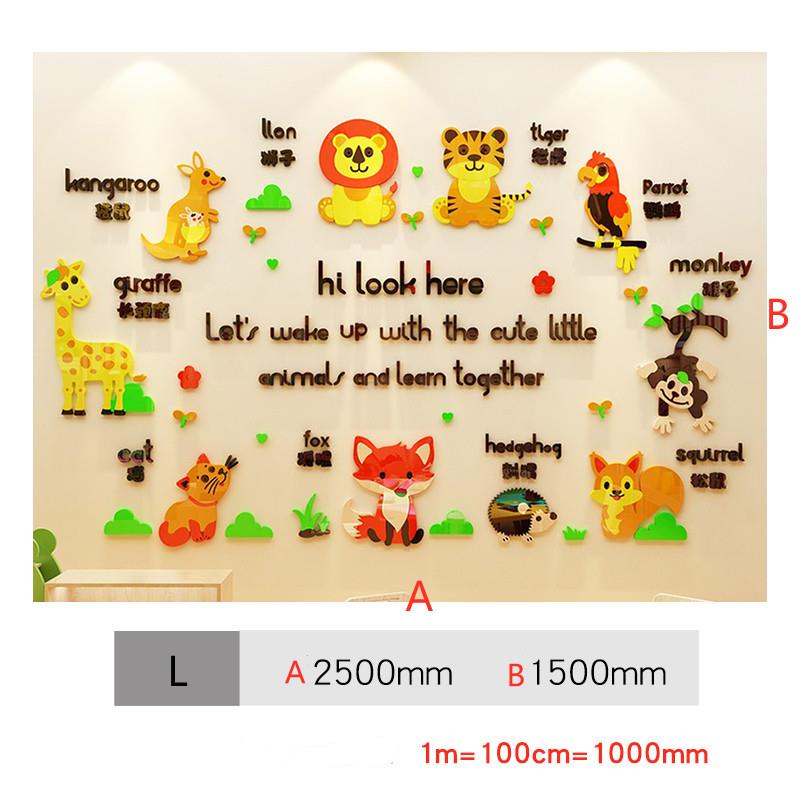 Language Classroom Decoration Wall Stickers Counseling - 图1