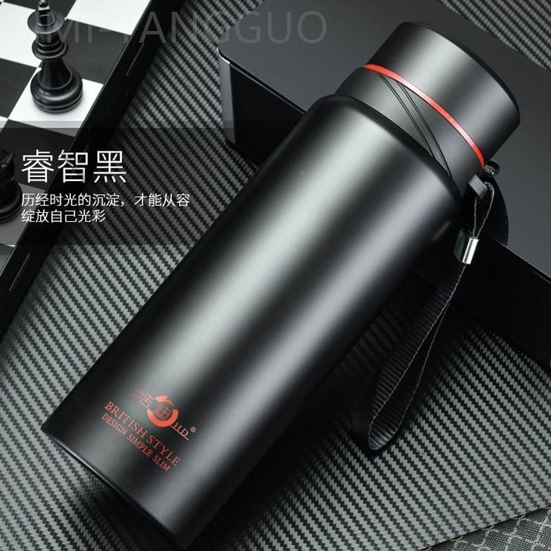 900ml vacuum cup Temperature Display Hot Water Bottle teacup-图2