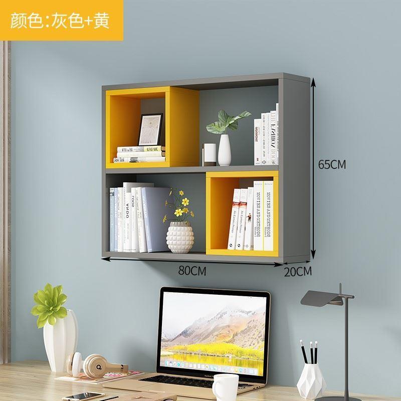 Wall shelf wall mounted bookshelf background wall cabinet - 图3