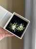 Original handmade ring immortal flower simulated flower wedding ring custom outdoor lawn garden wedding pair ring DIY
