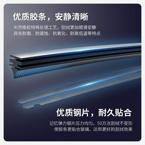 适用北京现代老款ix35雨刮器10年12原装2010无骨2011胶条前雨刷片 - 图2