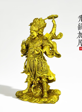 铜天蓬元帅佛像摆件北极四圣摆件