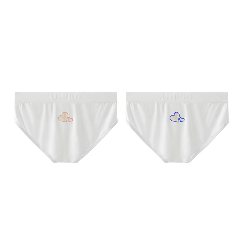 UPRO柚璞男刺绣爱心镂空白色男士三角内裤莫代尔超软内衣,淘宝优惠券,粉丝福利购,淘宝优惠卷
