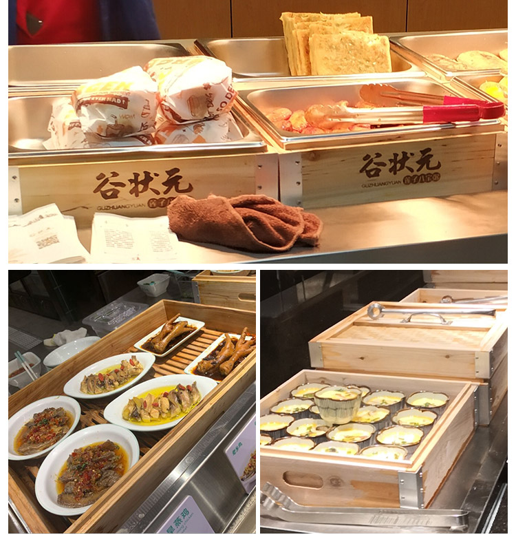 酒店餐饮木蒸笼方型厨房设备大蒸屉包子小笼包浏阳蒸菜-图3