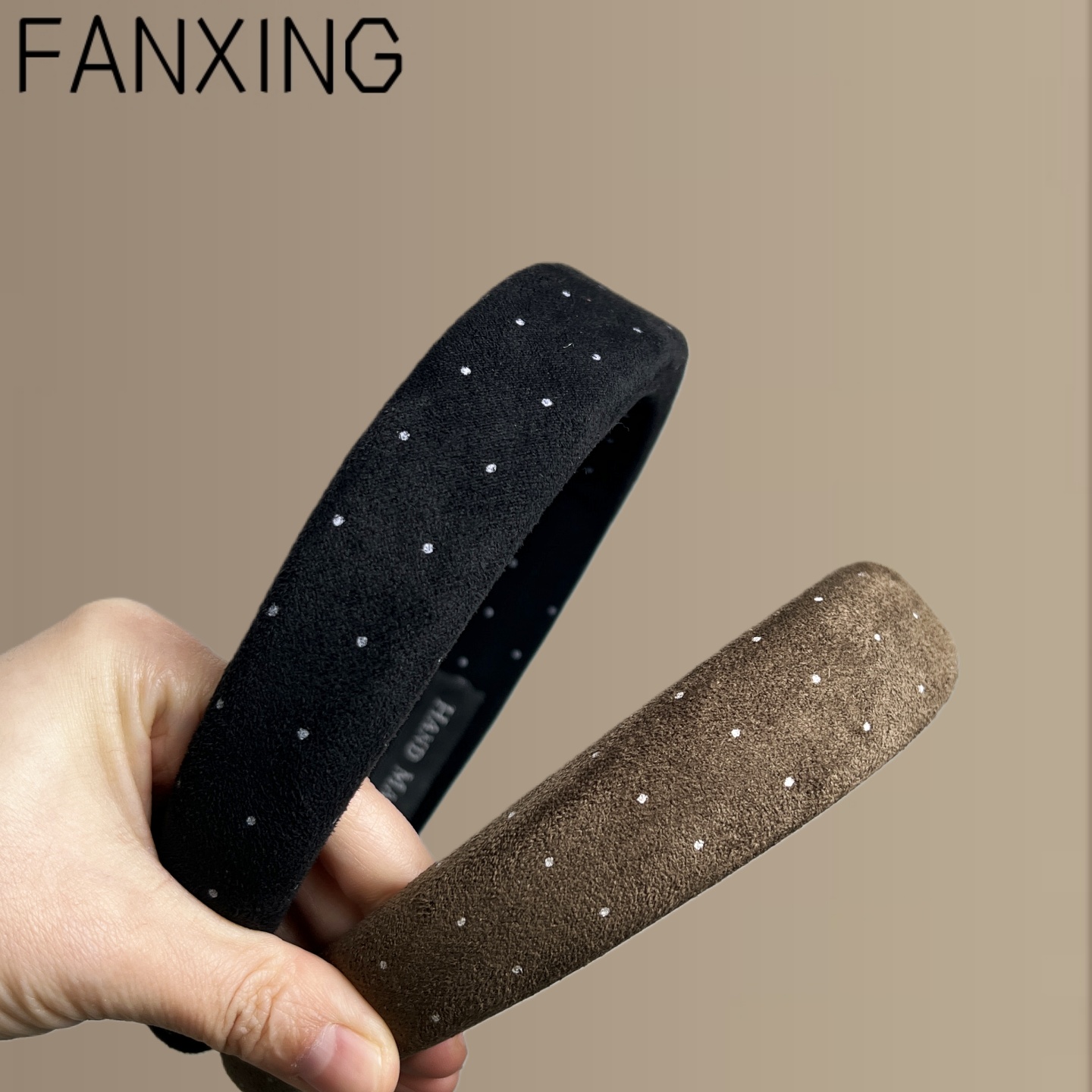 【济州晚风】韩系秋冬复古丝绒高颅顶发箍个性百搭头箍旅行发卡 - 图3