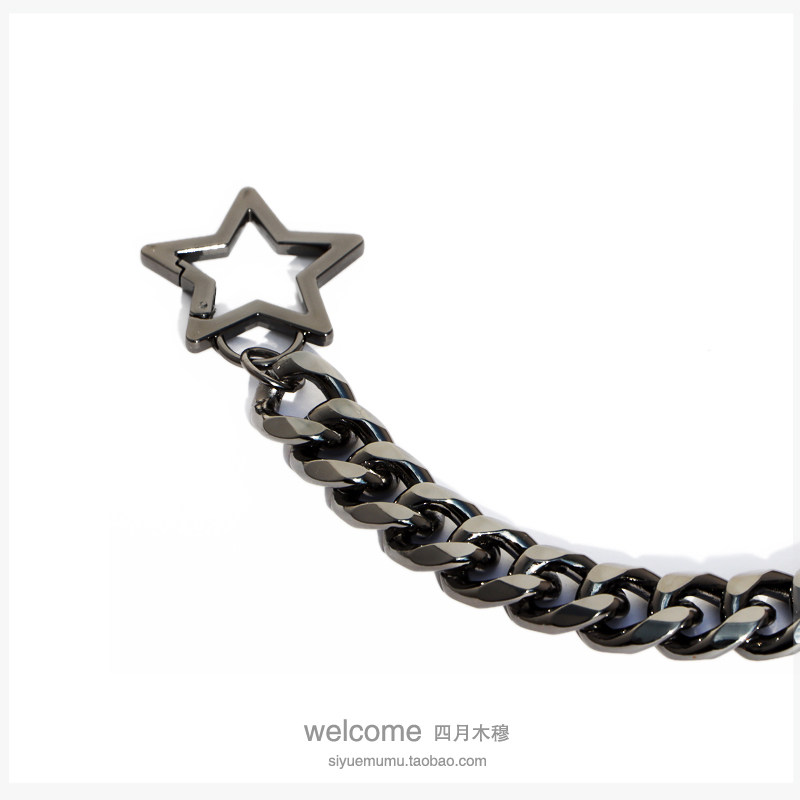 19MM铝链星星挂扣链条装饰金属包带提手包金属链包链包挂链,淘宝优惠券,粉丝福利购,淘宝优惠卷