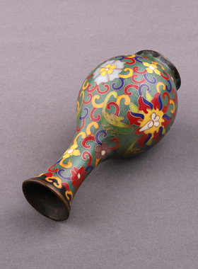 景泰蓝花瓶中式风摆件工艺品