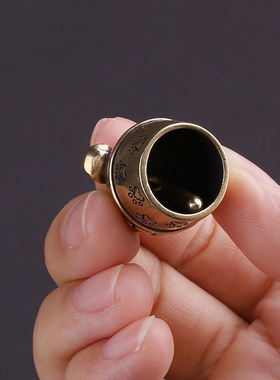 旺福十二小狗挂件齐圣堂纯黄铜