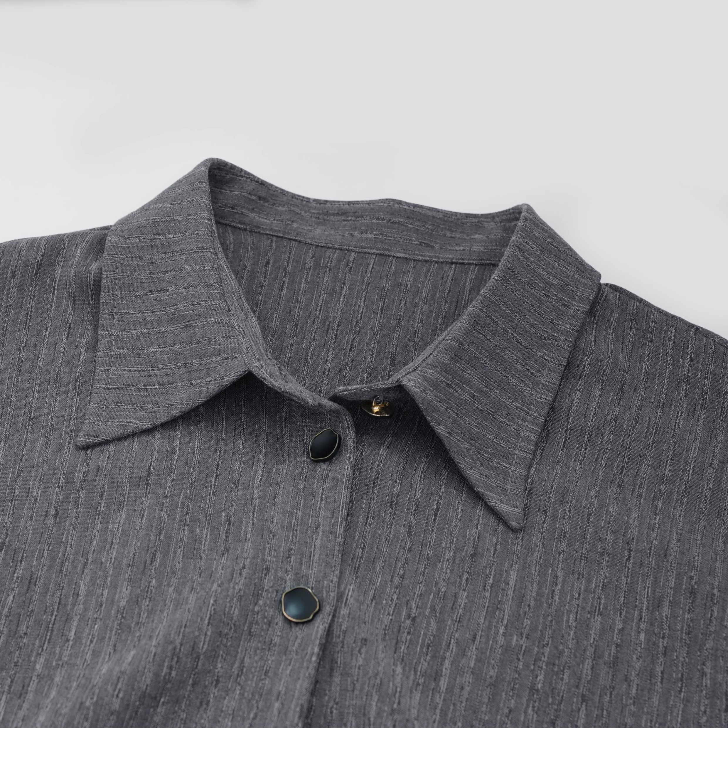 BasicHouse/百家好春设计师气质休闲时尚系带收腰套装B0183B54492 - 图2