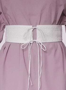 森系小仙女时尚蕾丝镂空汉服腰封