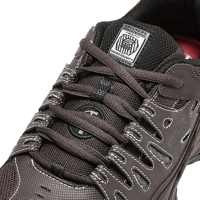 Skechers斯凯奇男士零压感缘工作鞋厚底缓震耐磨户外鞋77055W - 图2