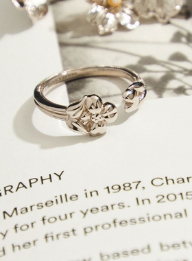 noonoofingers韩系简约花朵戒指