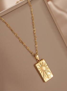 新款钛钢不掉色防过敏项链