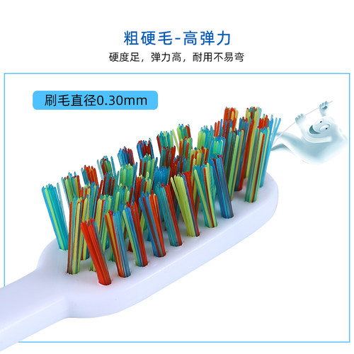 口玉硬毛牙刷超硬耐用成人特硬毛大头家用中硬男女士大人专用正品 - 图1