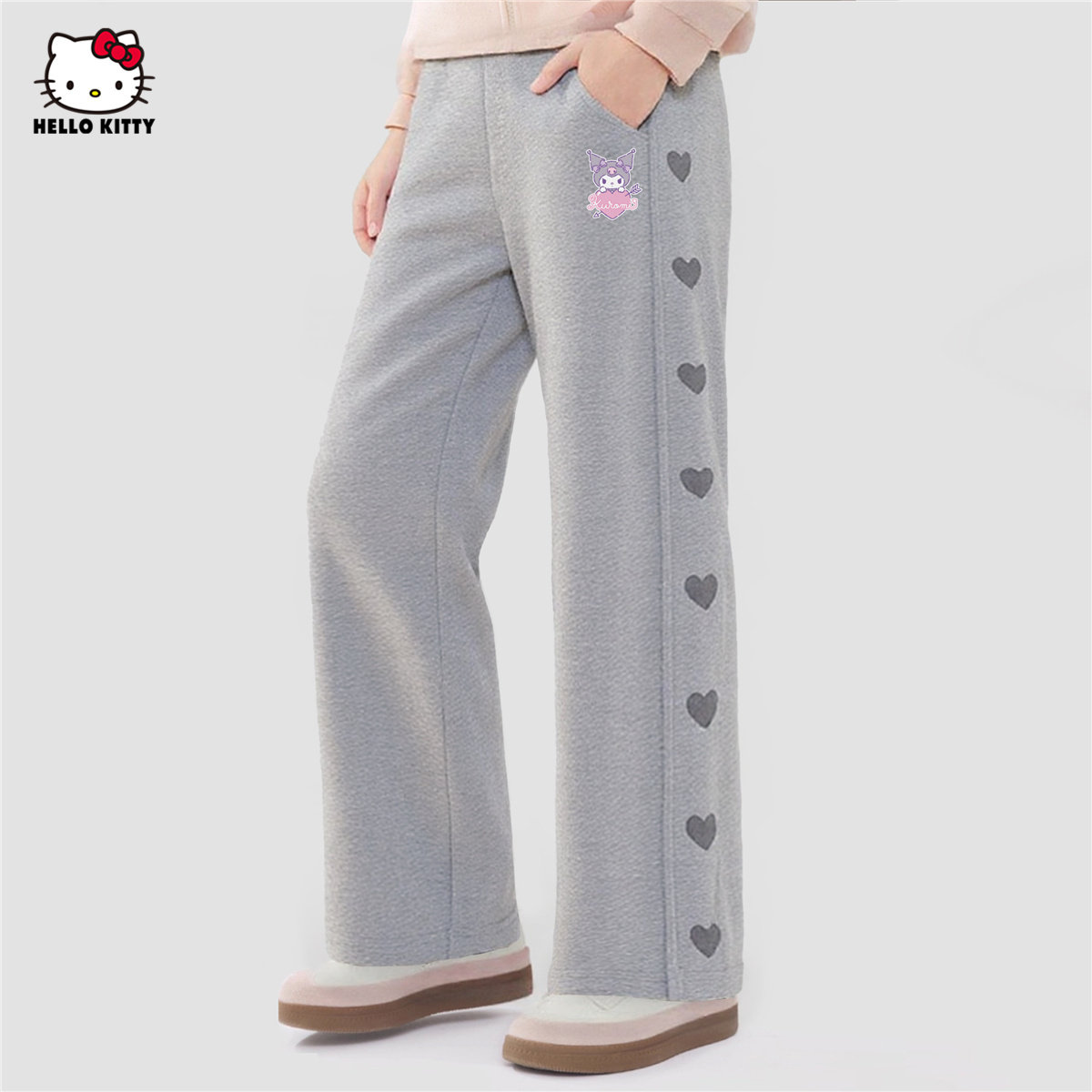 HelloKitty童装女童休闲裤儿童宽松卫裤2025秋装新品中大女孩裤子,淘宝优惠券,粉丝福利购,淘宝优惠卷