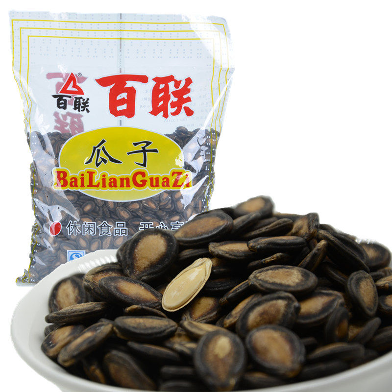 百联甘草年货袋装大片1.1 kg西瓜子 福州福海食品瓜子