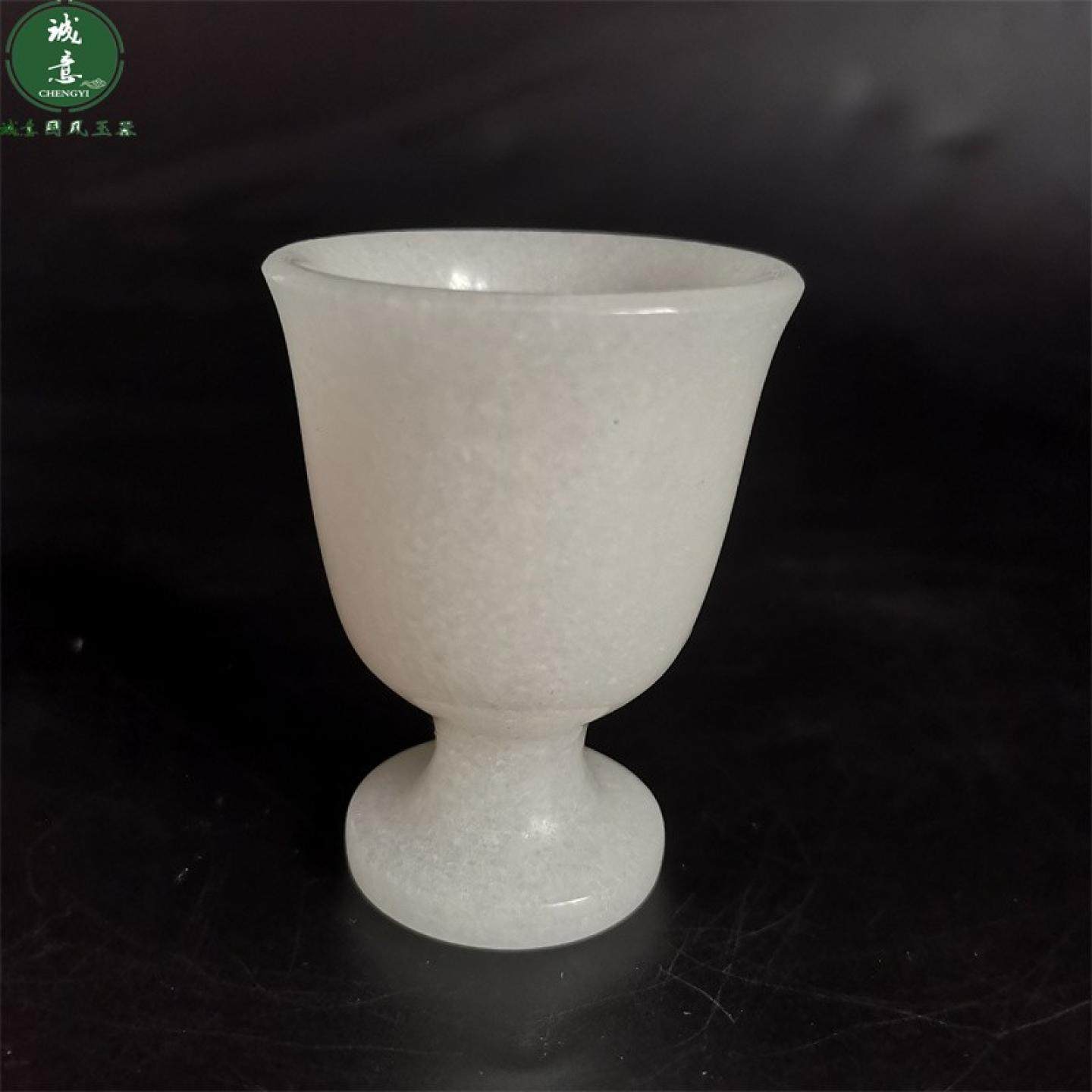 天然蓝田玉石小酒杯拜关公祖先仙家供奉老式复古风白酒杯小号家用,淘宝优惠券,粉丝福利购,淘宝优惠卷