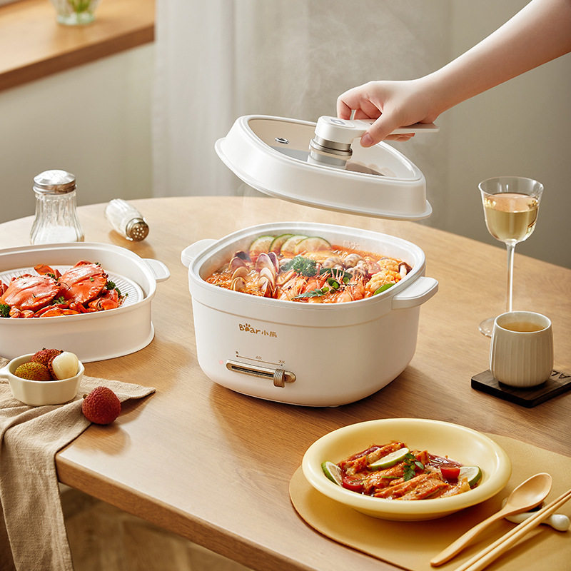 Bear electric cooker DRG-E30U8 student dormitory household noodle cooking multi-functional travel small electric steamer