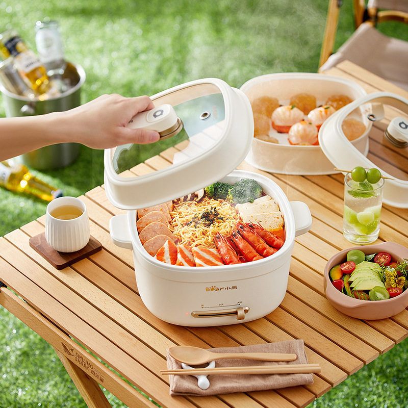 Bear electric cooker DRG-E30U8 student dormitory household noodle cooking multi-functional travel small electric steamer