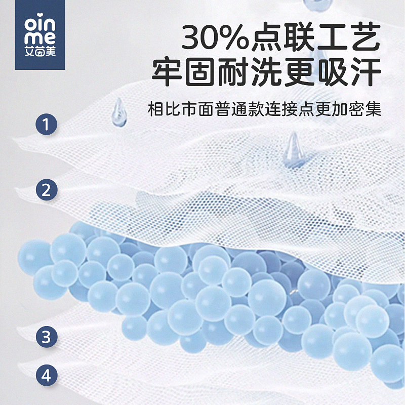 艾茵美婴儿a类隔汗巾儿童吸汗巾纯棉柔软男女童垫背巾宝宝幼儿园,淘宝优惠券,粉丝福利购,淘宝优惠卷