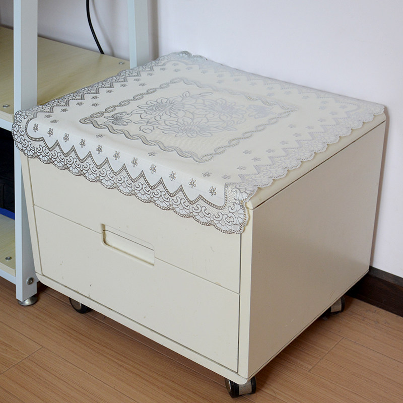 床头柜盖布pvc防水防尘免洗塑料蕾丝餐桌垫方形角柜茶几隔热垫子,淘宝优惠券,粉丝福利购,淘宝优惠卷