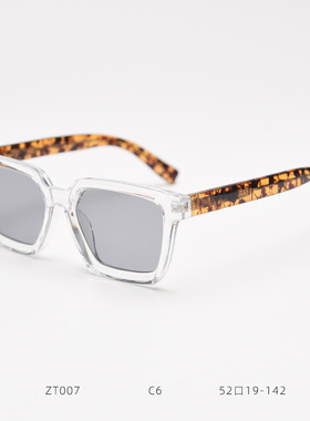 ZT007欧美风跨境复古小方框偏光太阳眼镜潮男女时尚街拍墨镜丙酸