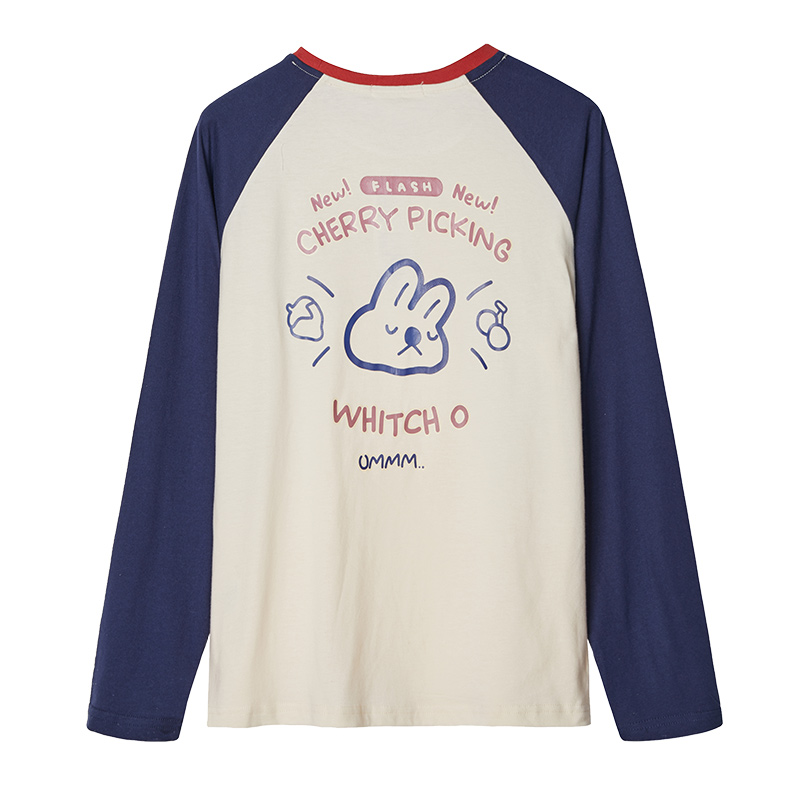 米子旗长袖t恤春秋2022年潮打底衫 米子旗T恤