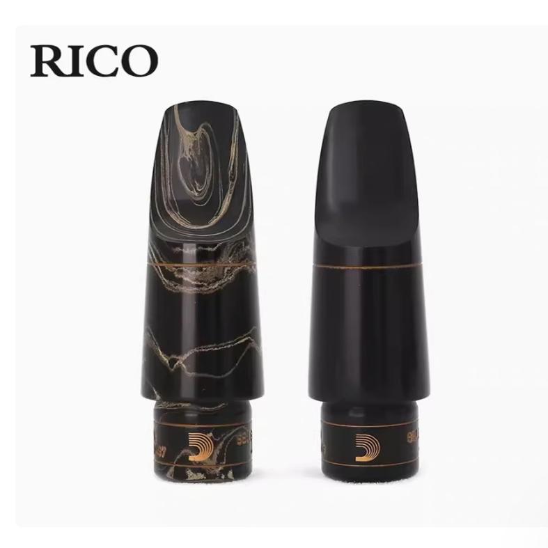 美国RICO达达里奥中音次中音萨克斯笛头胶木大理石纹爵士古典笛头 - 图0