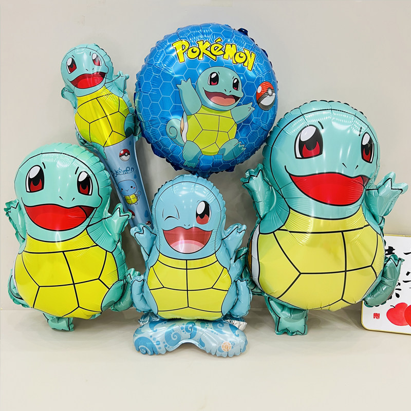 比卡丘宠物小精灵宝可梦杰尼龟小火龙站立皮卡丘神奇宝贝铝膜气球,淘宝优惠券,粉丝福利购,淘宝优惠卷