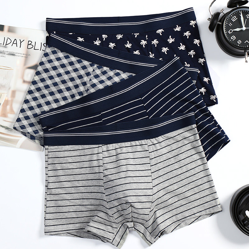 浪莎男士纯棉质透气u凸男生头短裤 浪莎薇拉菲内裤