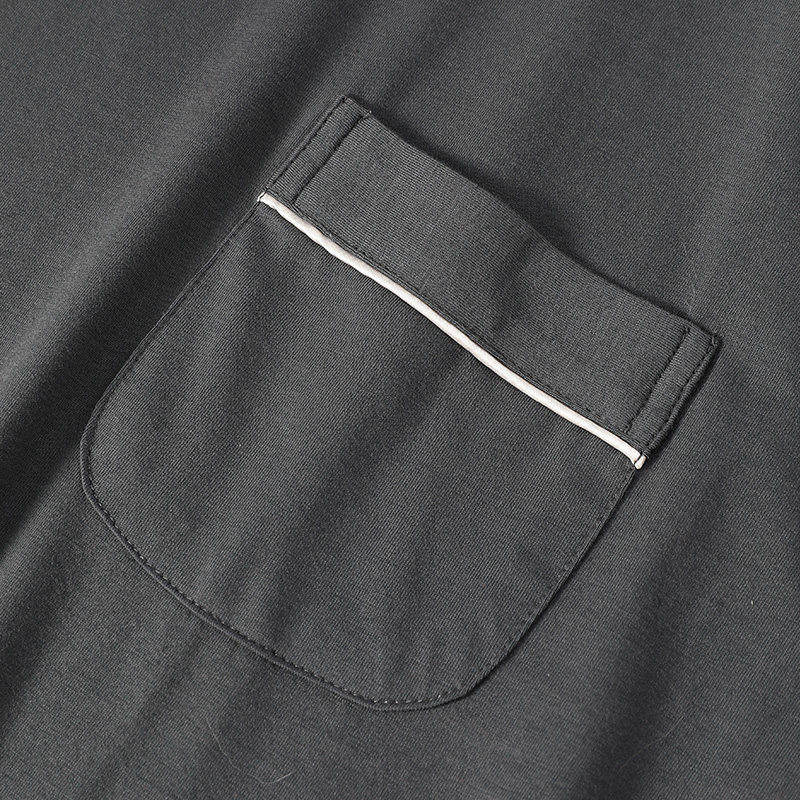 夏季男士莫代尔冰丝长袖男套装睡衣 丝萝春秋睡衣/家居服套装