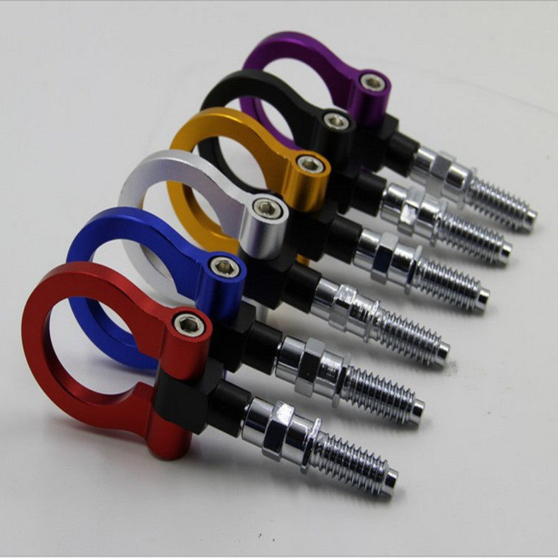 汽车改装装饰拖车钩时尚个性铝合金彩色牵引钩专车专用无损安装,淘宝优惠券,粉丝福利购,淘宝优惠卷