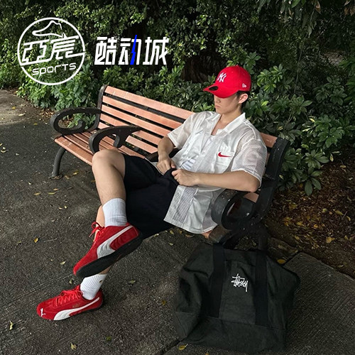 Puma彪马 Speedcat OG黑红低帮麂皮运动休闲鞋赛车鞋398846-01-02 - 图2