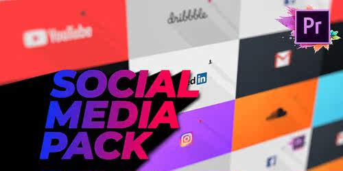 Premiere预设模板短视频抖音扁平化Logo动画PR预设素材 - 图0