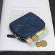 Original Japanese and Korean style wrinkled mini zipper coin wallet