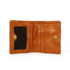 Japan and South Korea original vegetable tanned leather small wallet men's first layer cowhide wrinkled retro buckle card bag women's mini coin purse tide